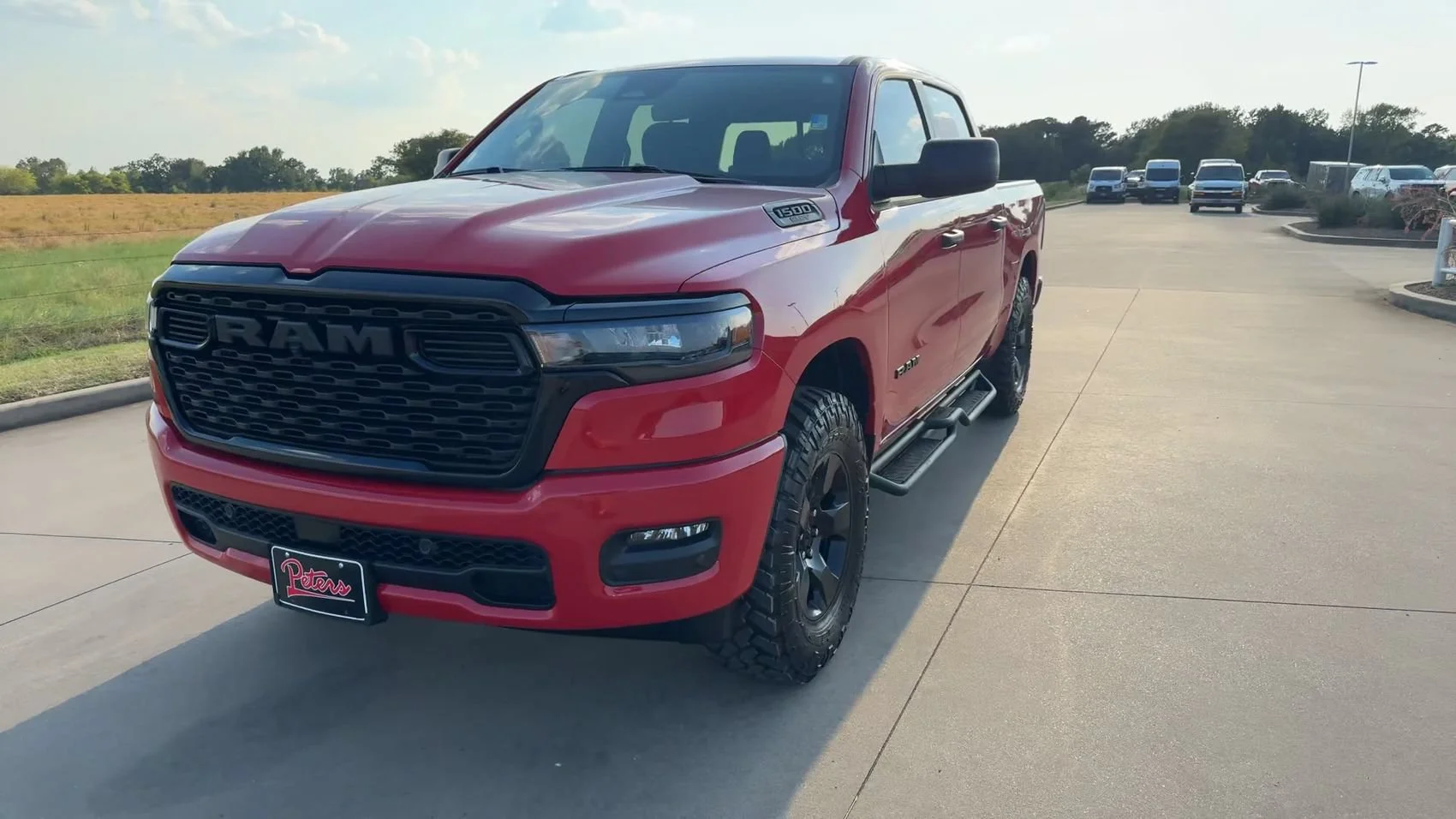 Used 2025 Flame Red Clearcoat Ram Tradesman image 3