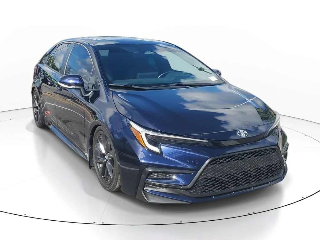 Used 2023 Black Toyota SE image 1