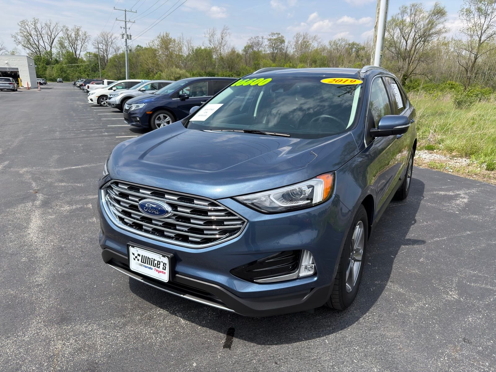 Used 2019 Ford Edge SEL with VIN 2FMPK4J96KBC71767 for sale in Lima, OH