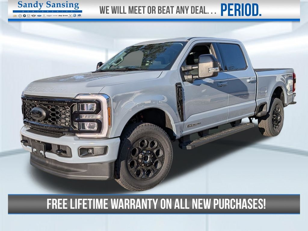 New 2026 Glacier Gray Metallic Tri-Coat Ford F-250® Lariat® image 1