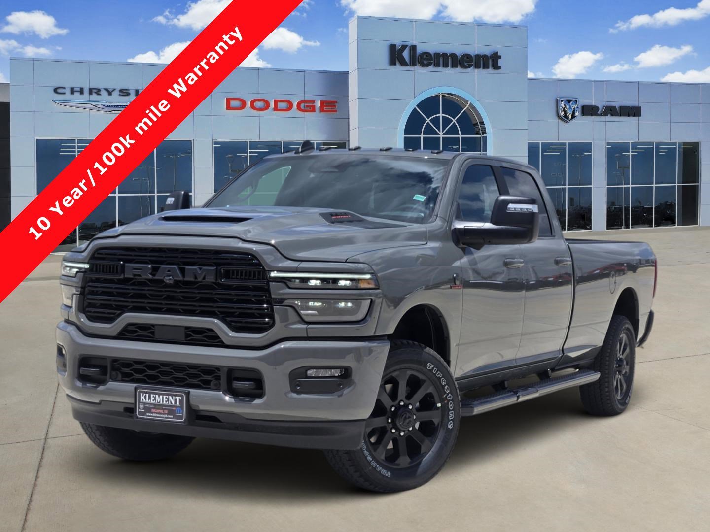 New 2026 Ceramic Gray Clear-Coat Exterior Paint RAM Laramie image 1