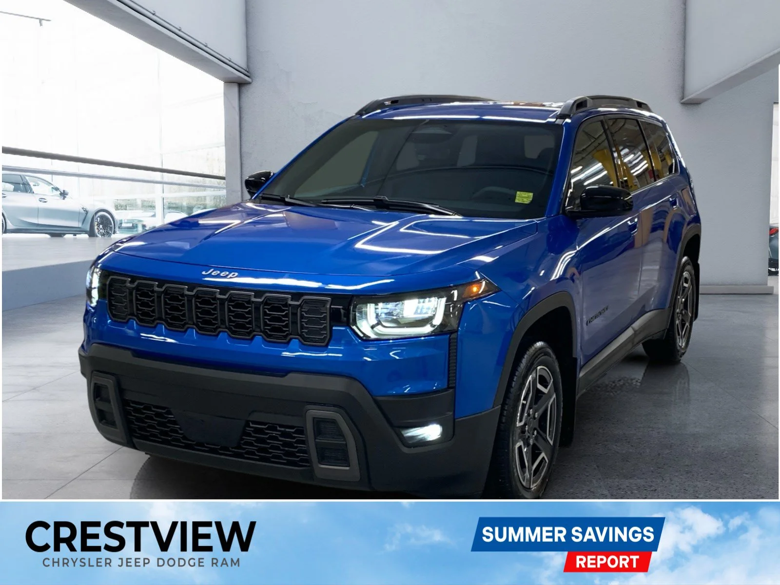 New 2026 Hydro Blue Pearl Jeep Laredo image 1