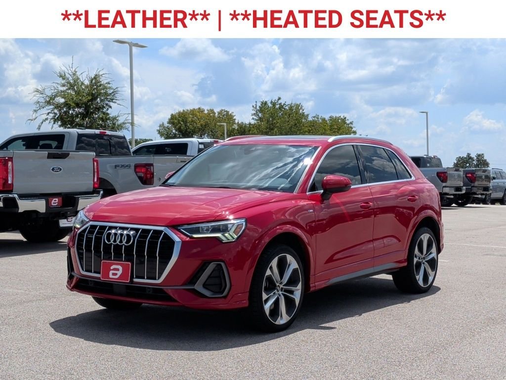 Used 2021 Tango Red Metallic Audi Premium Plus image 3