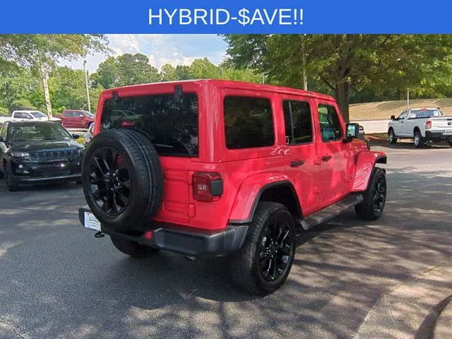 Used 2025 Red Jeep Sahara 4xe image 5