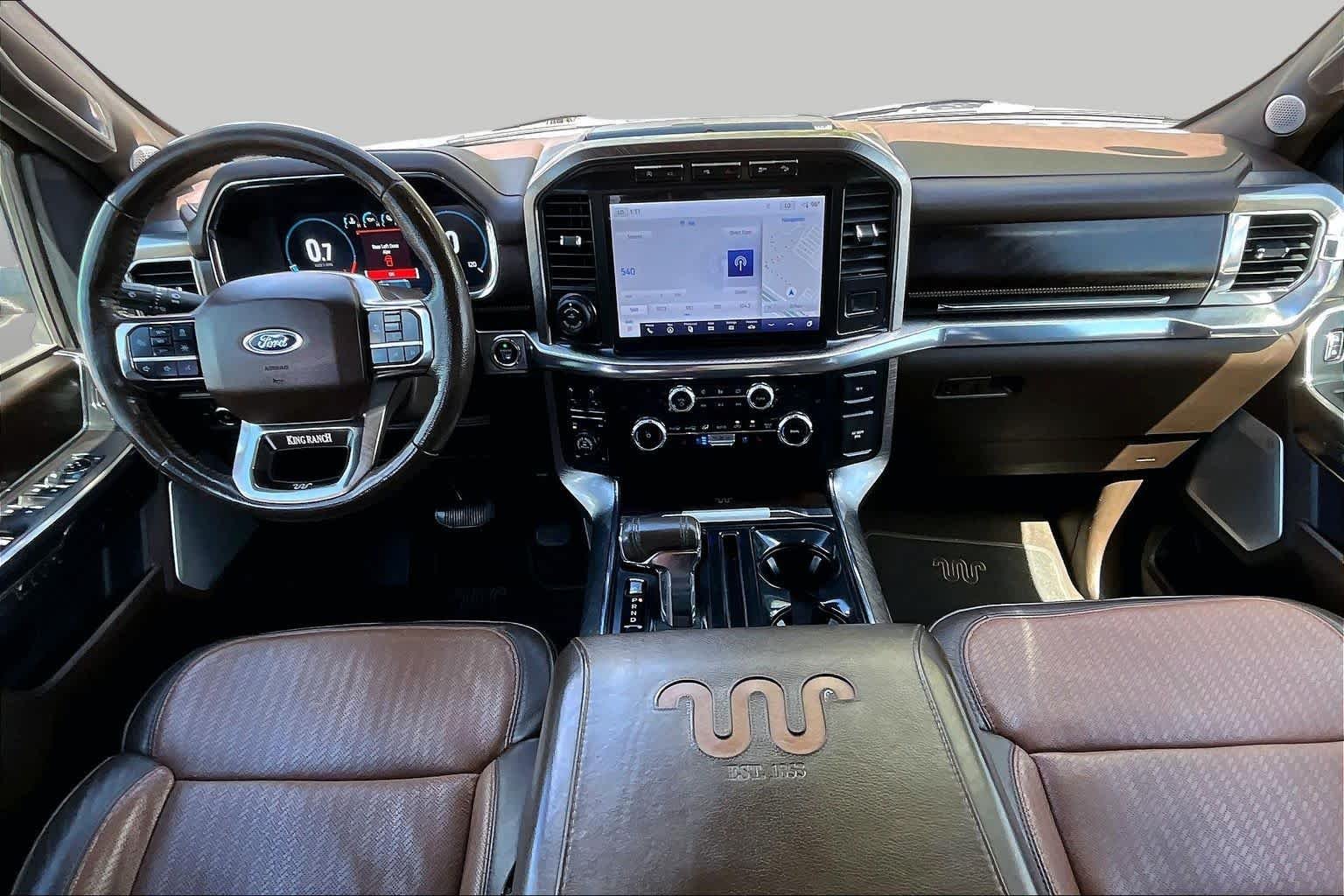 Used 2023 Azure Gray Metallic Tri-Coat/Stone Gray Ford King Ranch image 16