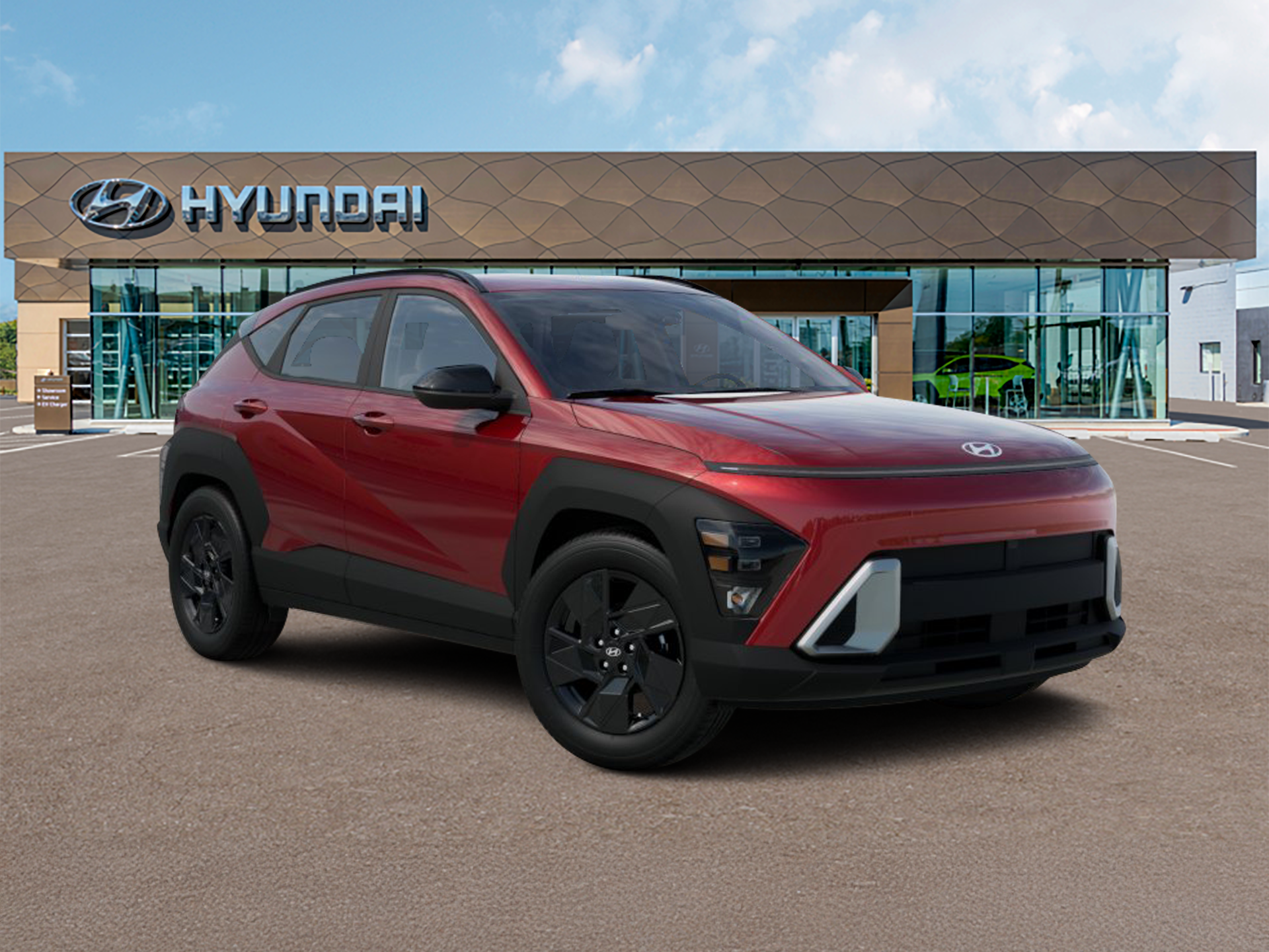 New 2027 Ultimate Red Metallic Hyundai SEL Sport FWD image 7