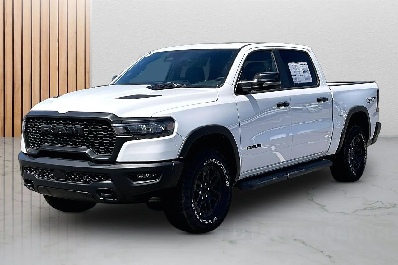 New 2026 Bright White Clear-Coat Exterior Paint RAM Rebel image 4