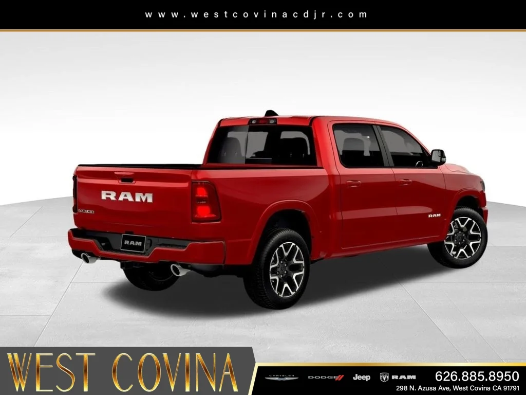 New 2026 Molten Red Pearl-Coat Exterior Paint RAM Laramie image 7