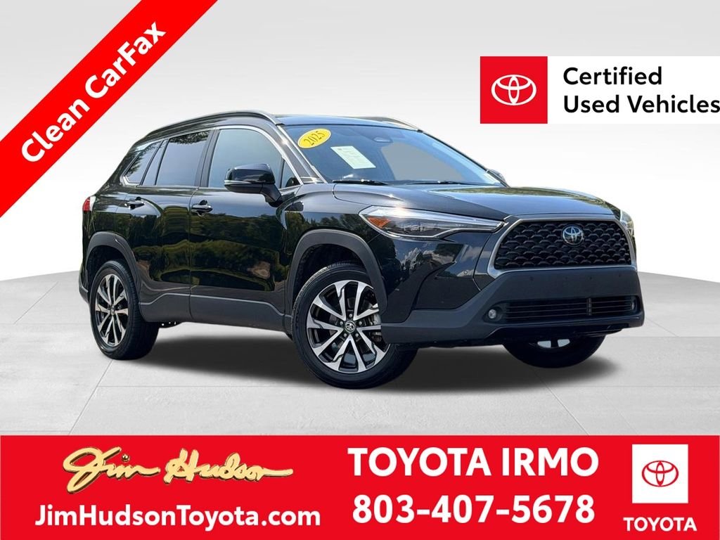 Certified Used 2025 Black Toyota XLE image 1
