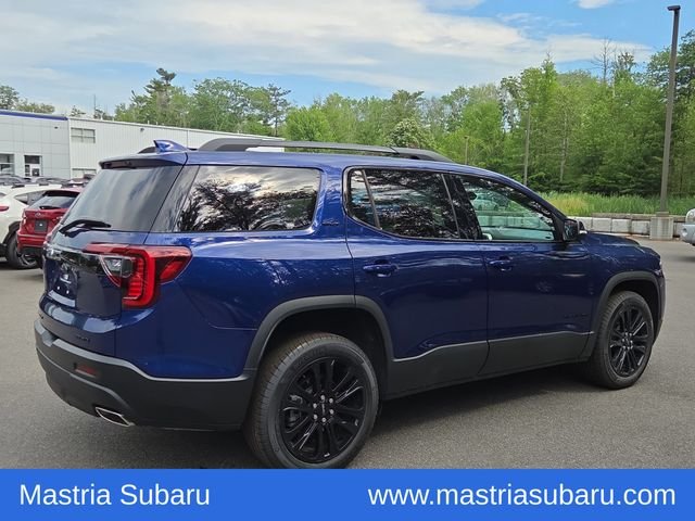 Used 2023 Blue Metallic GMC SLT image 3
