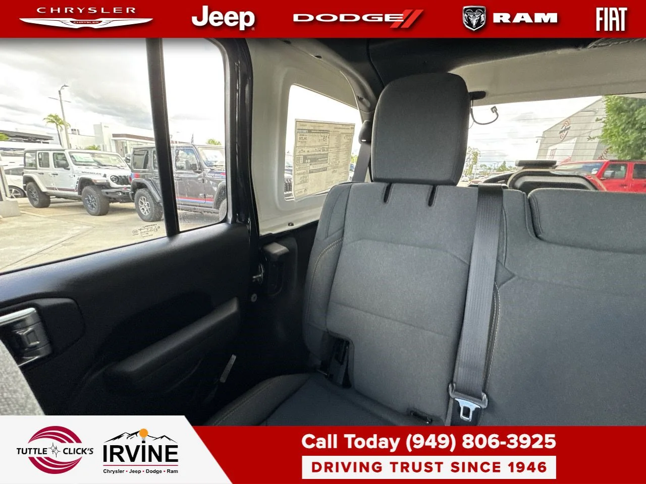 New 2027 Black Clear-Coat Paint Jeep Sport S image 4