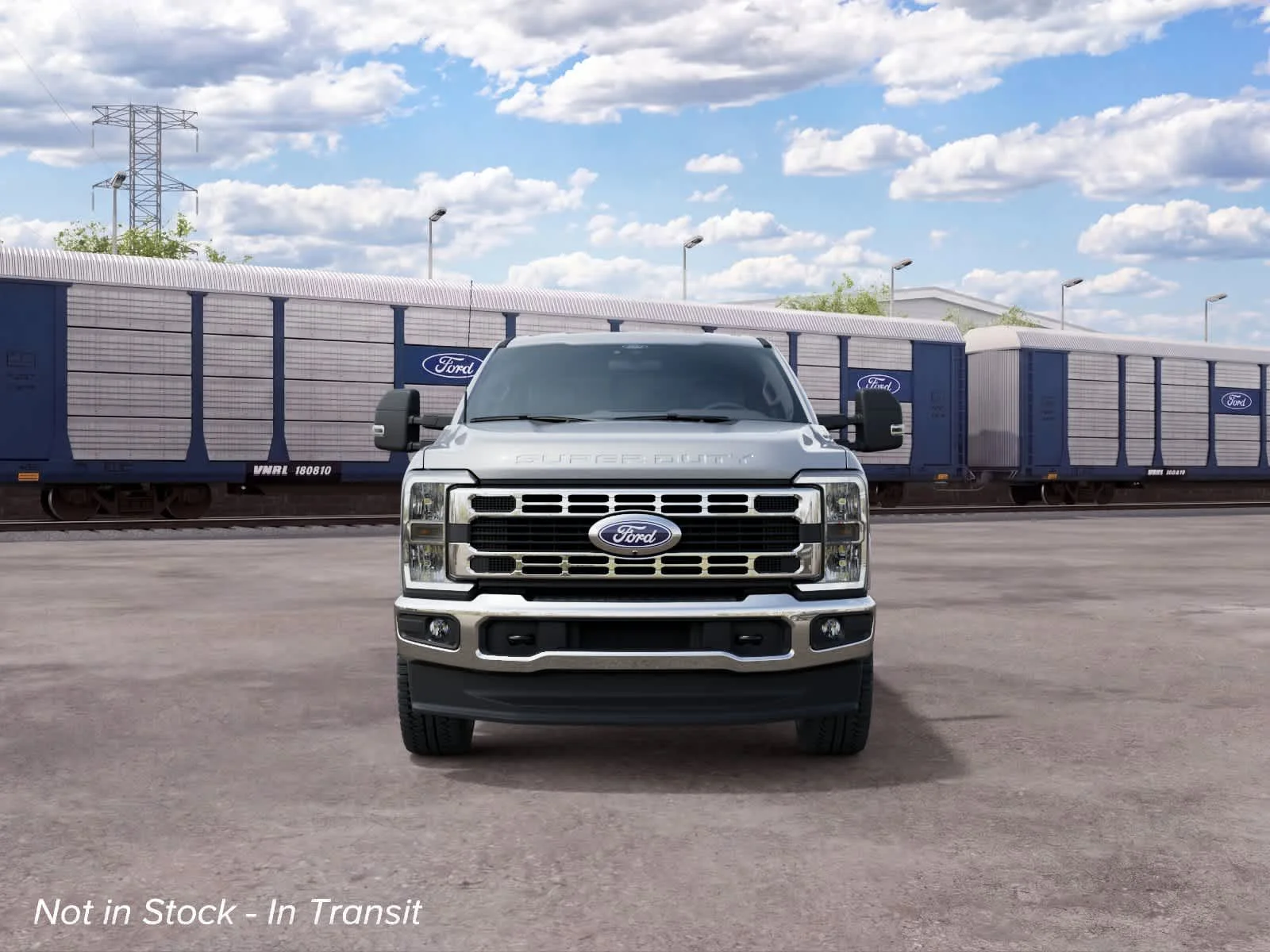 New 2027 Iconic Silver Metallic Ford F-250® XLT image 3
