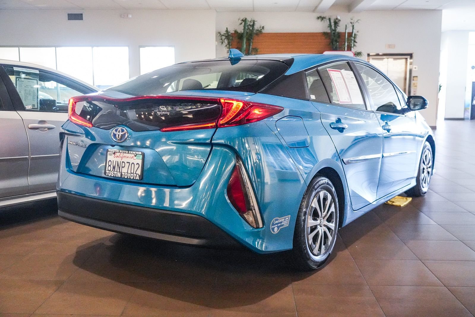 Certified Used 2021 Blue Toyota LE image 6