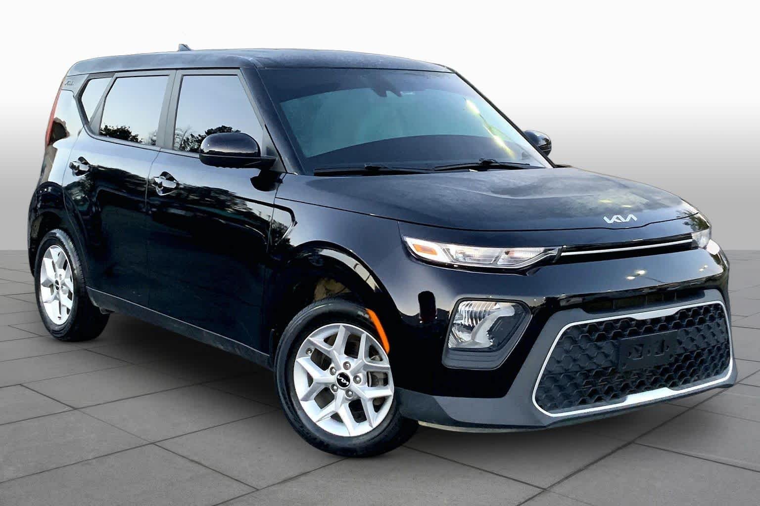Used 2022 Cherry Black Kia LX image 2