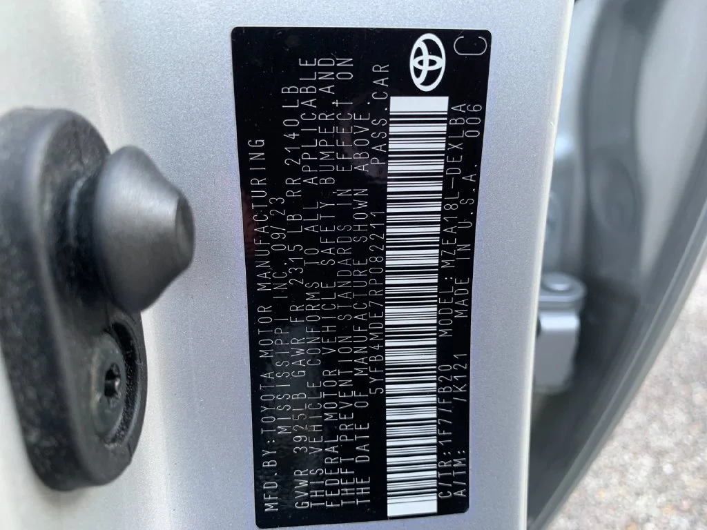 Used 2024 Silver Toyota LE image 35