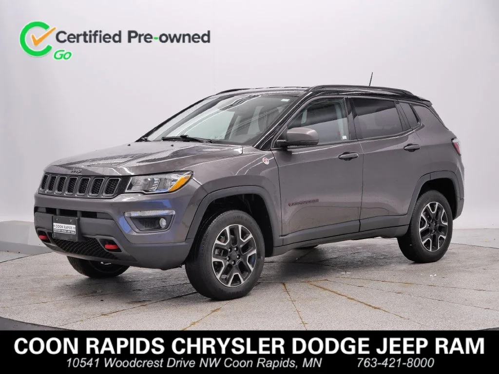 Certified Used 2020 Gray Jeep Trailhawk image 1