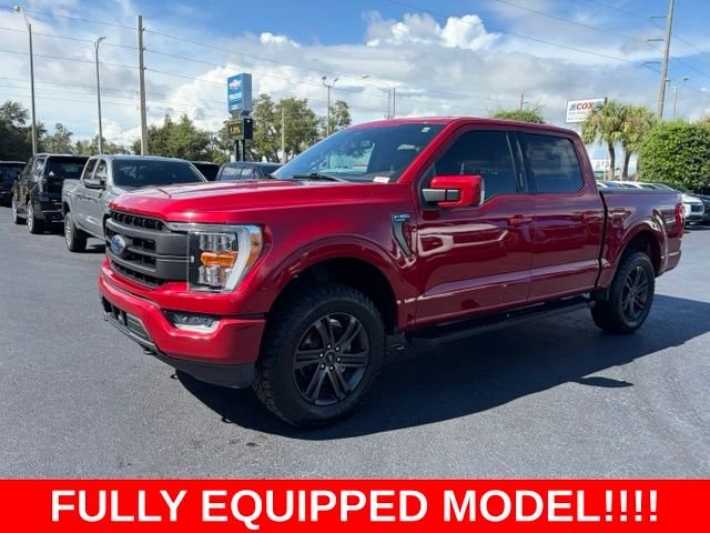 Used 2022 Red Ford Lariat image 3