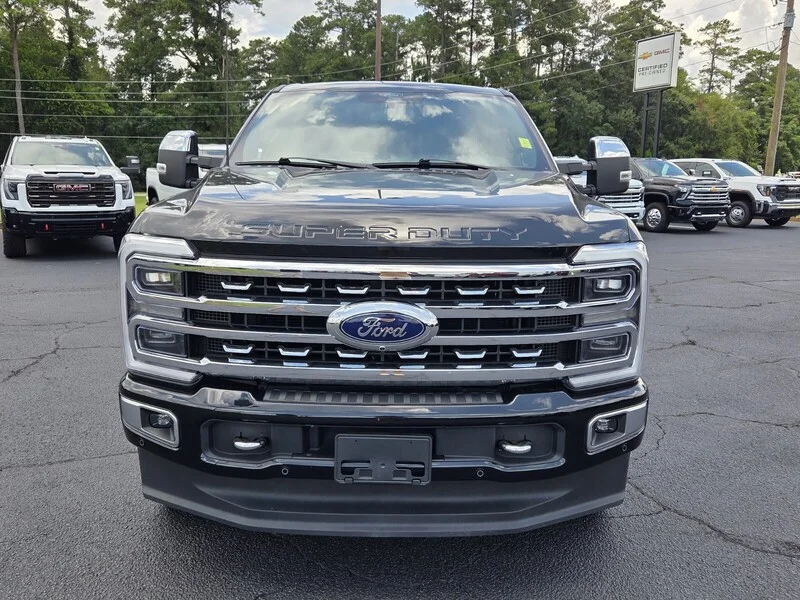Used 2024 Black Metallic FORD PLATINUM 4WD CREW CAB 6.75