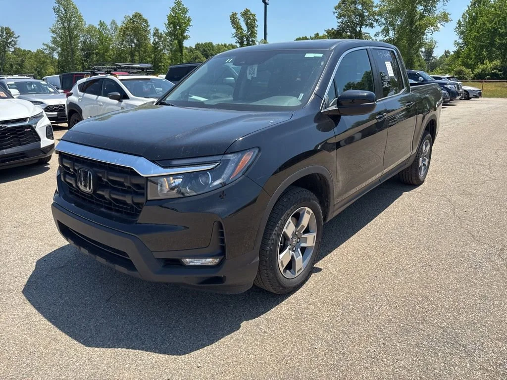 Black 2025 Honda Ridgeline RTL AWD Pickup Truck All-Wheel Drive