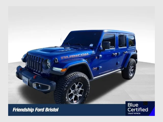 Used 2019 Blue Jeep Unlimited Rubicon image 1