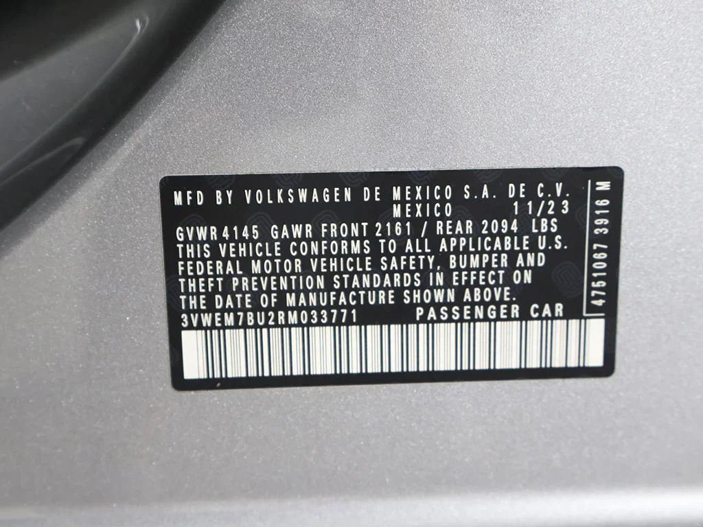 Used 2024 Pyrite Silver Metallic Volkswagen 1.5T SE image 47