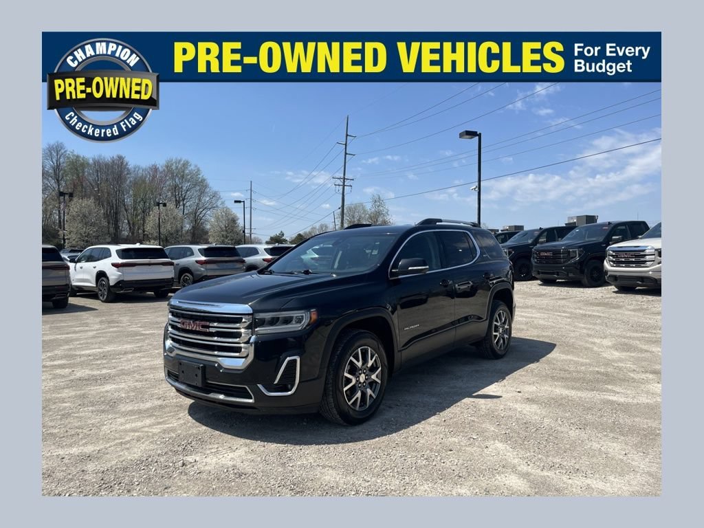 Used 2023 Ebony Twilight Metallic GMC SLT image 1