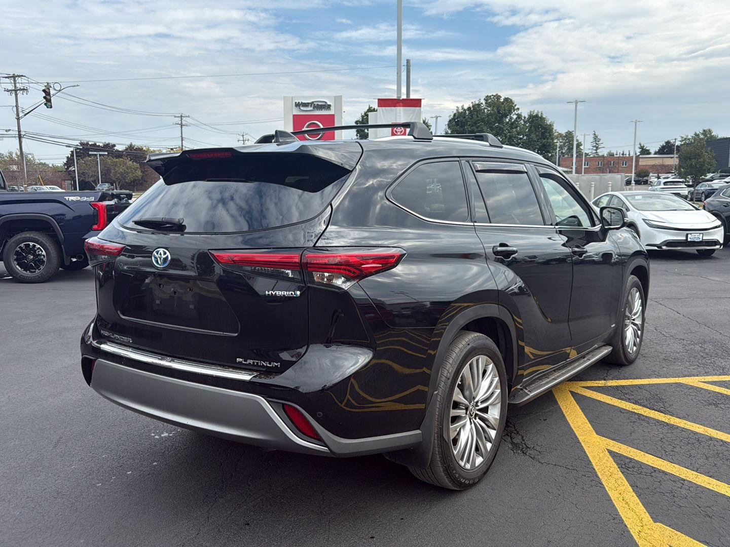 Used 2023 Midnight Black Metallic Toyota Platinum image 3
