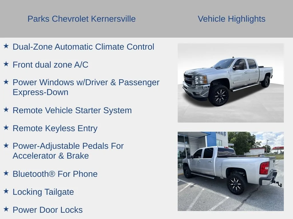 Used 2013 SILVER ICE METALLIC Chevrolet SRW LTZ image 17