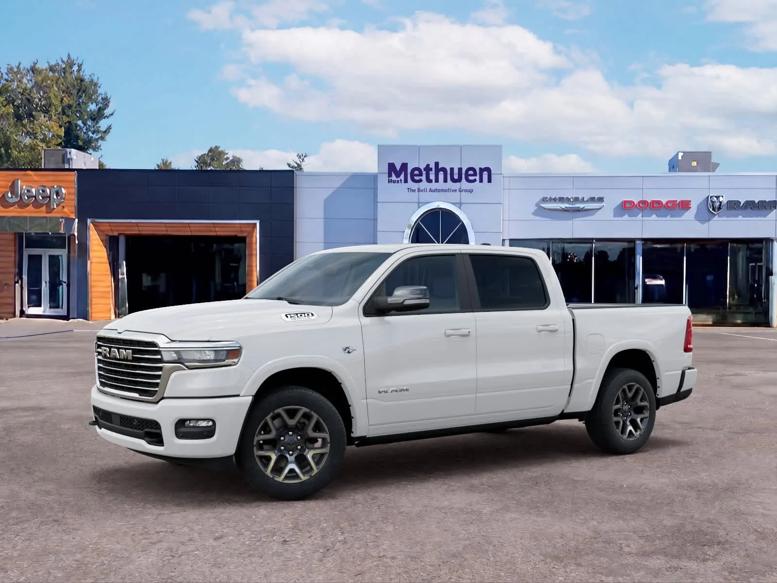 New 2027 Bright White Clearcoat Ram Laramie image 2