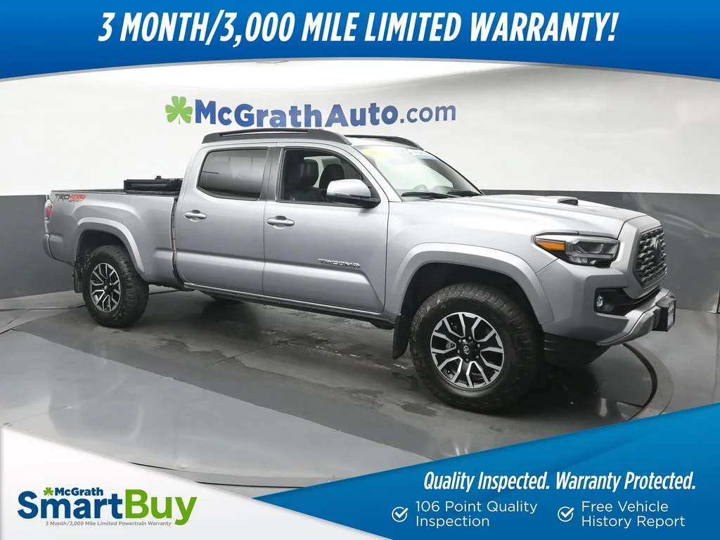 Certified Used 2021 Silver Toyota TRD Sport image 1