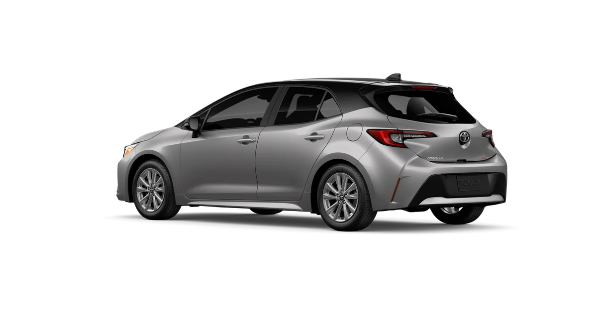 New 2027 Classic Silver Metallic with Black roof Toyota SE image 39