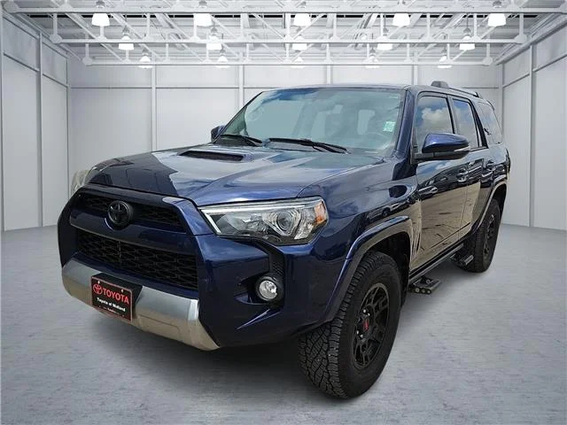 Used 2018 Nautical Blue Metallic Toyota TRD Off Road Premium 4x4 image 1