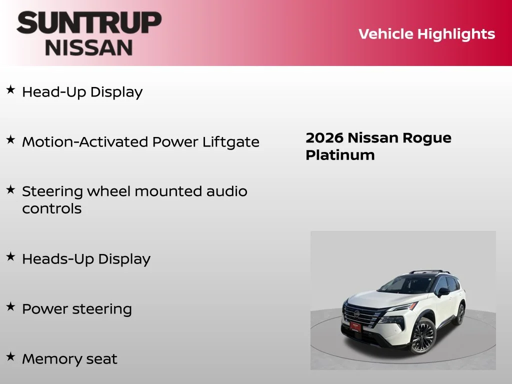 2026 Nissan Rogue Platinum - Photo 16