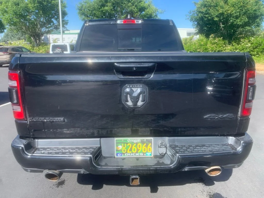 Used 2019 Diamond Black Crystal Pearlcoat Ram Laramie image 3