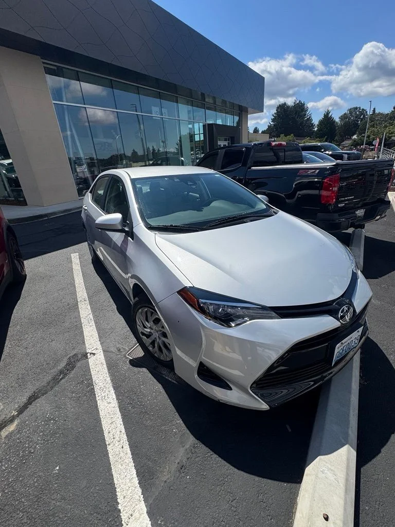 Used 2017 Silver Toyota LE image 1