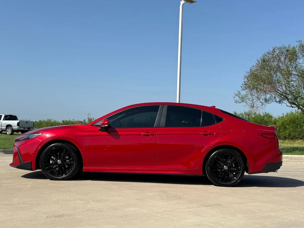 Certified Used 2025 Red Toyota SE image 2