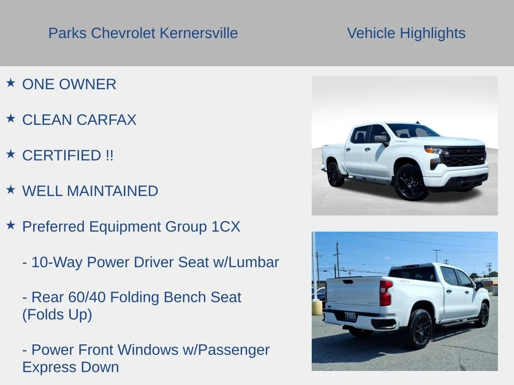 Used 2025 White Chevrolet Custom image 5