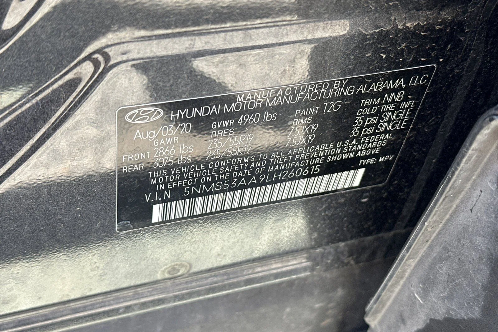 Used 2020 Gray Hyundai Limited image 30