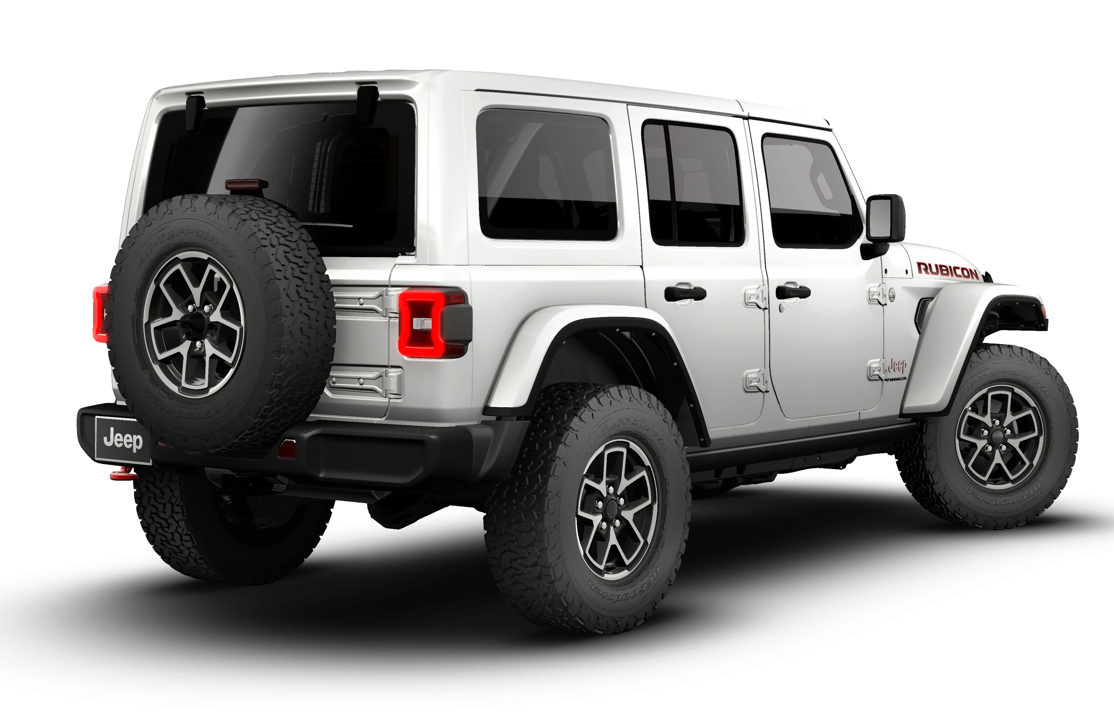 New 2026 Bright White Clear-Coat Exterior Paint Jeep Rubicon image 2