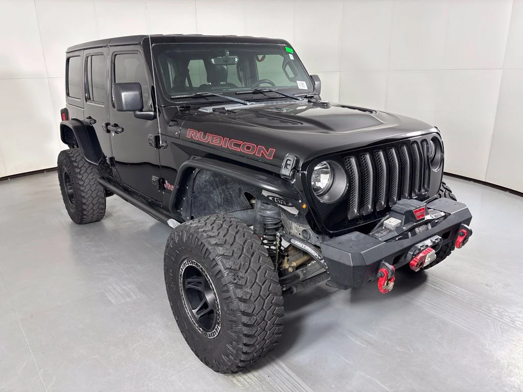Used 2021 Black Jeep Unlimited Rubicon image 2