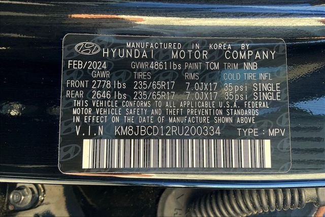 Certified Used 2024 Black Hyundai Blue image 21