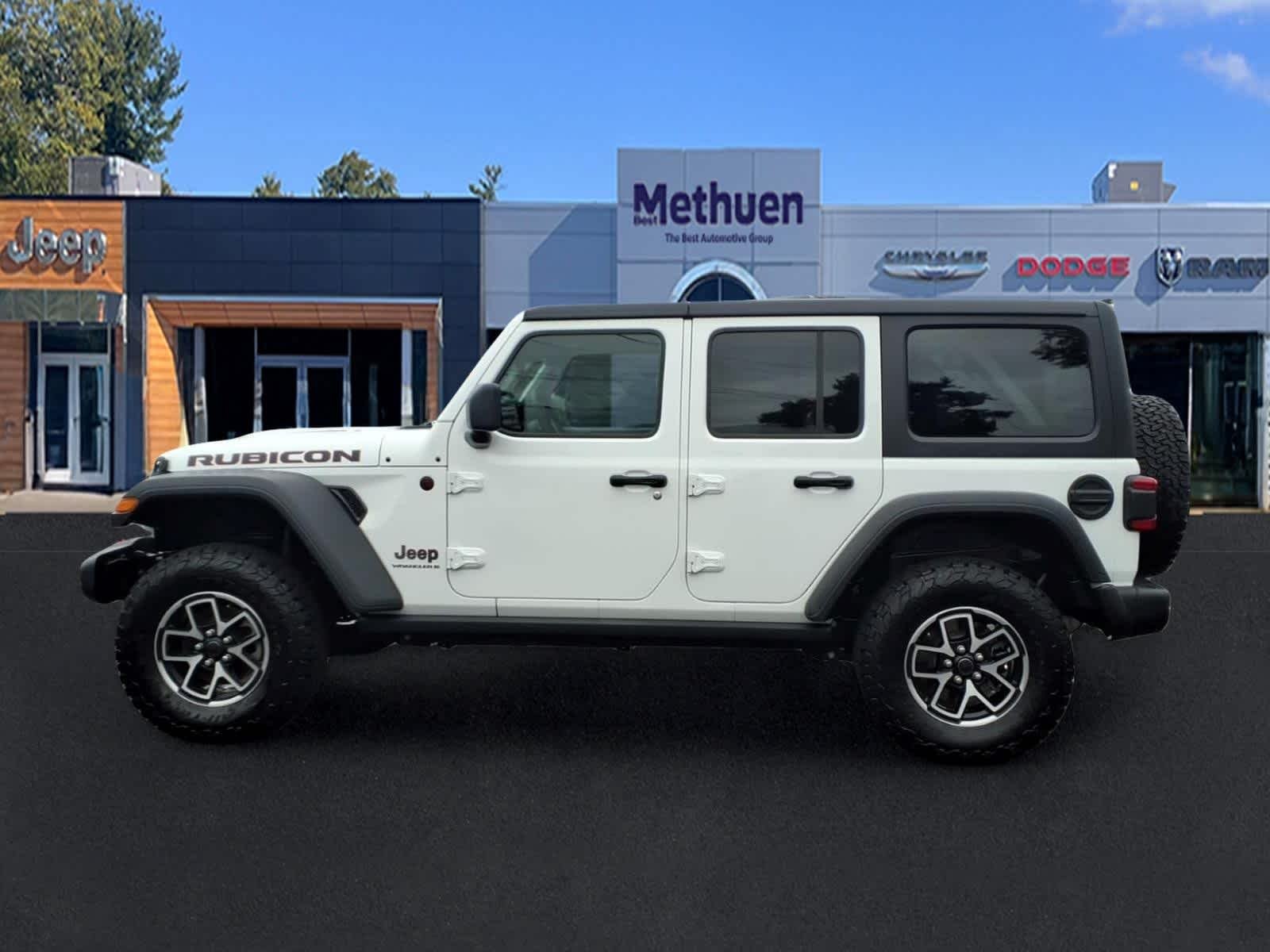 Used 2026 Bright White Clearcoat Jeep Rubicon image 8