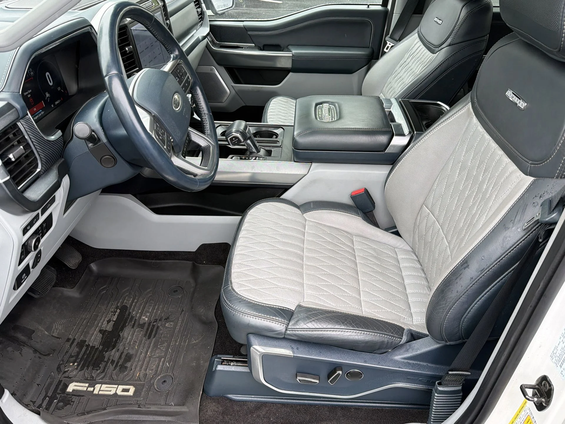 Certified Used 2023 White Metallic Ford Limited image 9