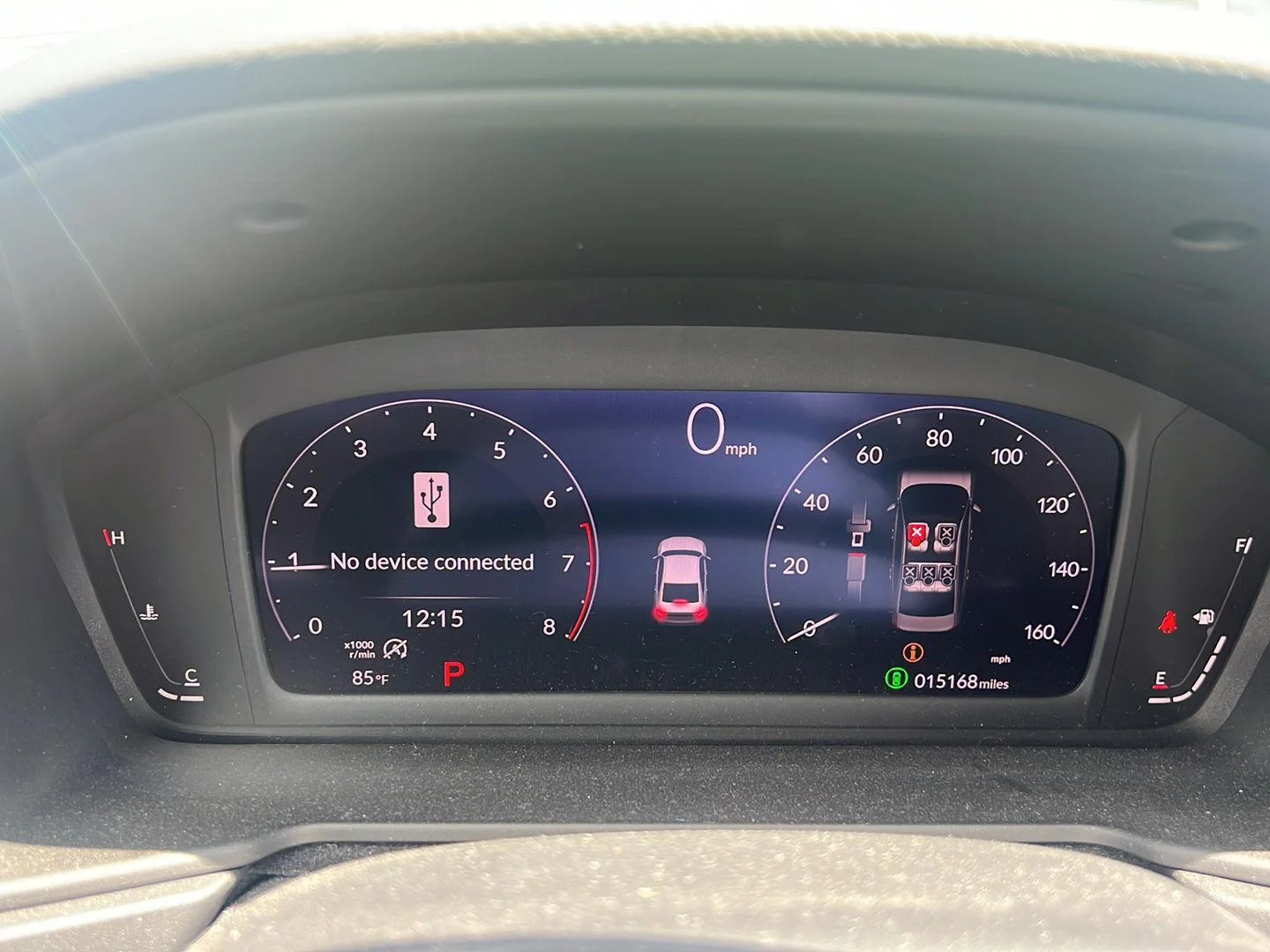 Used 2023 Meteorite Gray Metallic Honda EX image 6