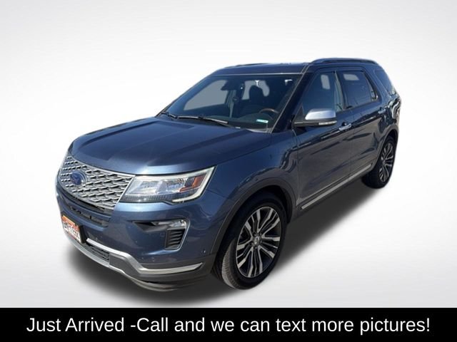 Used 2019 Blue Metallic Ford Platinum image 1