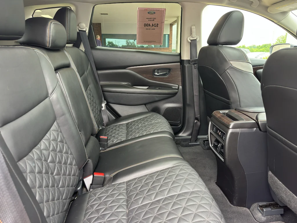Used 2021 Magnetic Black Pearl Nissan Platinum image 34
