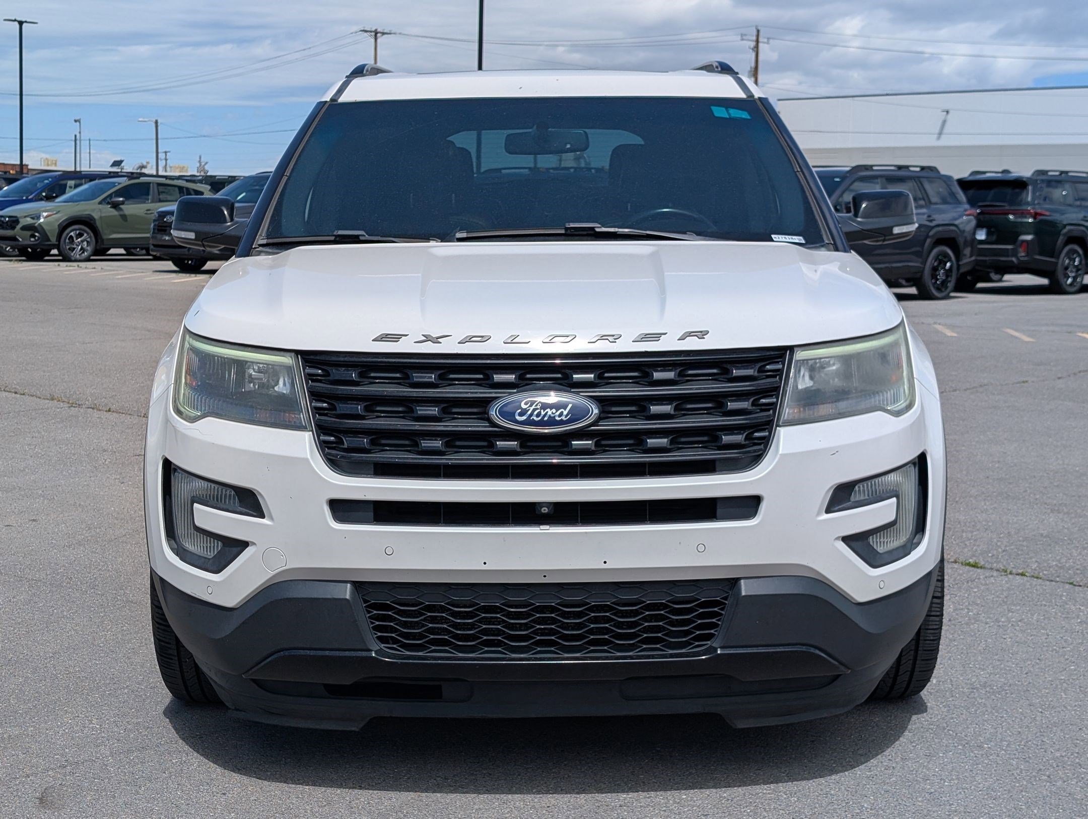 Used 2016 White Platinum Clearcoat Metallic Ford Sport image 9