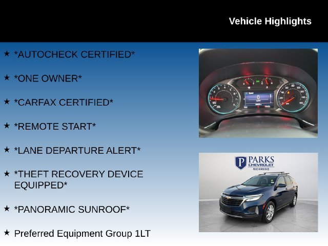 Used 2023 BLUE GLOW METALLIC Chevrolet LT image 4