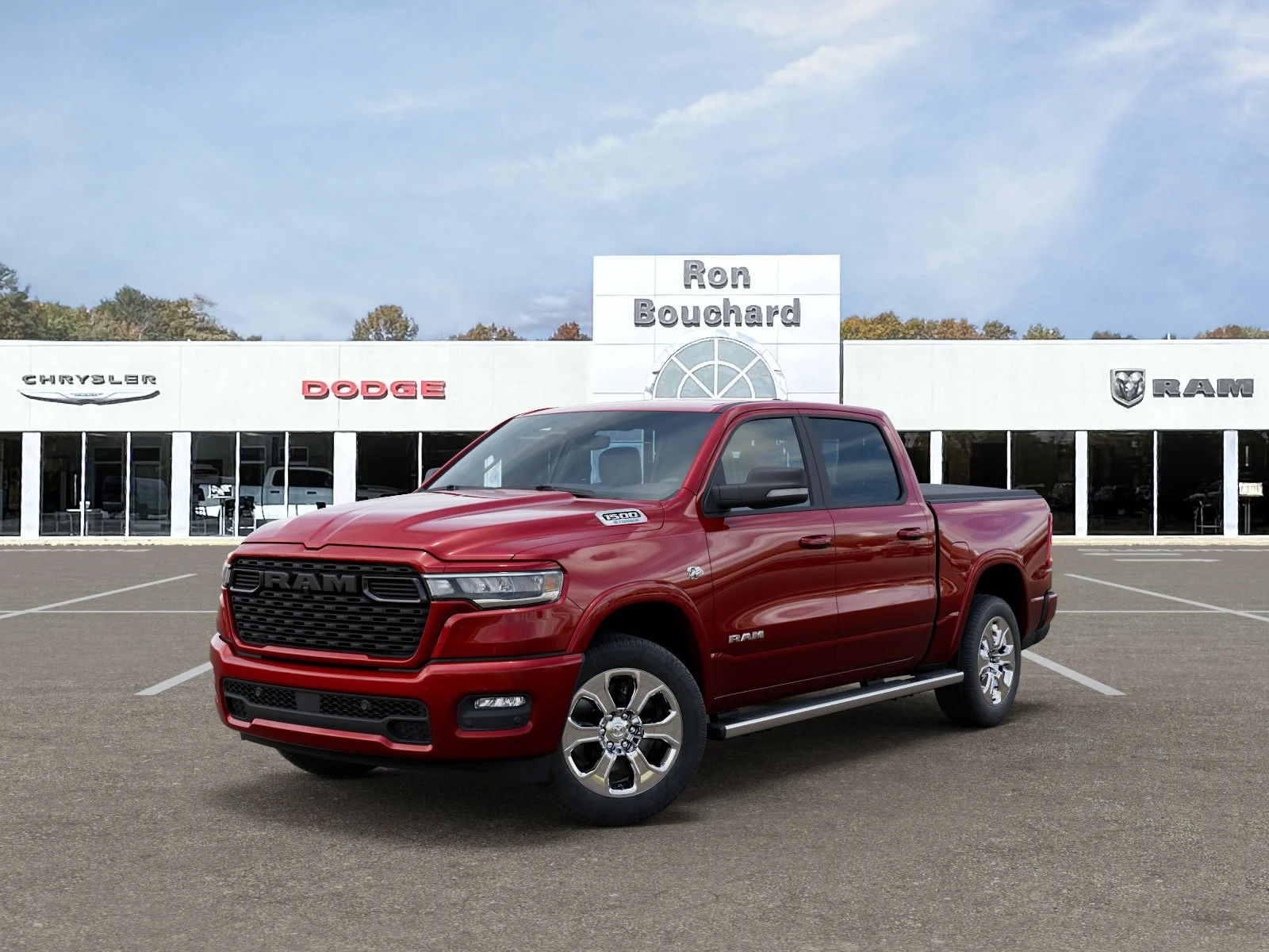 New 2026 Molten Red Pearl-Coat Exterior Paint RAM Big Horn image 27