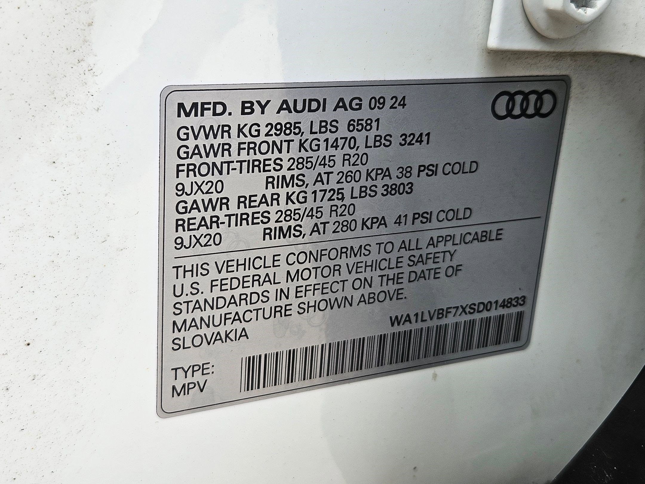 Certified Used 2025 Carrara White Audi 55 Premium Plus image 33